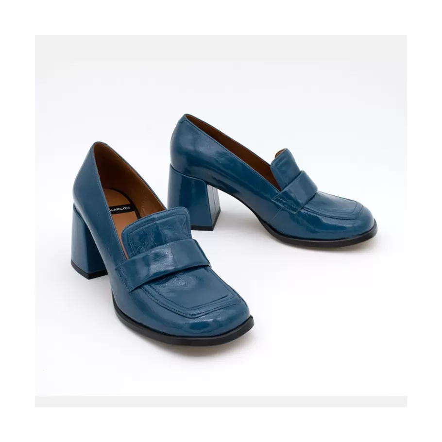 Pumps And High Heels<Ángel Alarcón Abdul - Block Heeled Moccasin Pump With Rounded Shapes