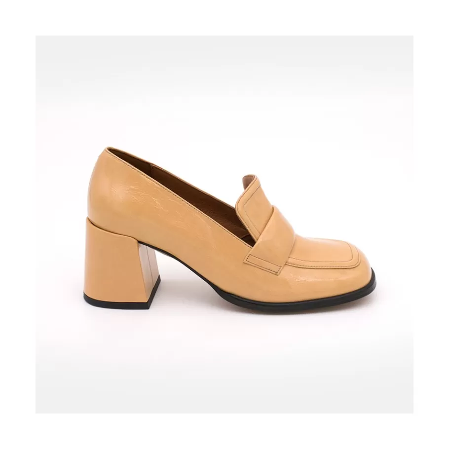 Pumps And High Heels<Ángel Alarcón Abdul - Block Heeled Moccasin Pump With Rounded Shapes