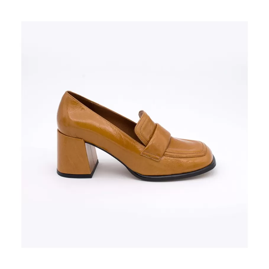 Pumps And High Heels<Ángel Alarcón Abdul - Block Heeled Moccasin Pump With Rounded Shapes