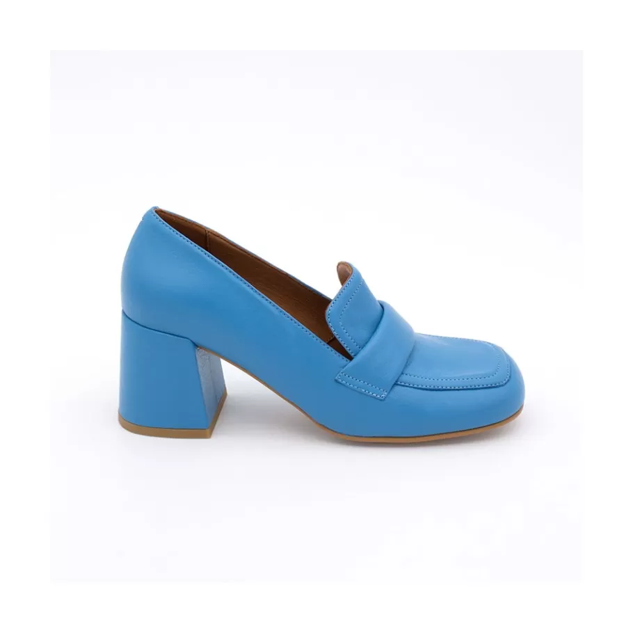 Pumps And High Heels<Ángel Alarcón Abdul - Block Heeled Moccasin Pump With Rounded Shapes