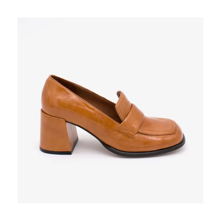 Pumps And High Heels<Ángel Alarcón Abdul - Block Heeled Moccasin Pump With Rounded Toe