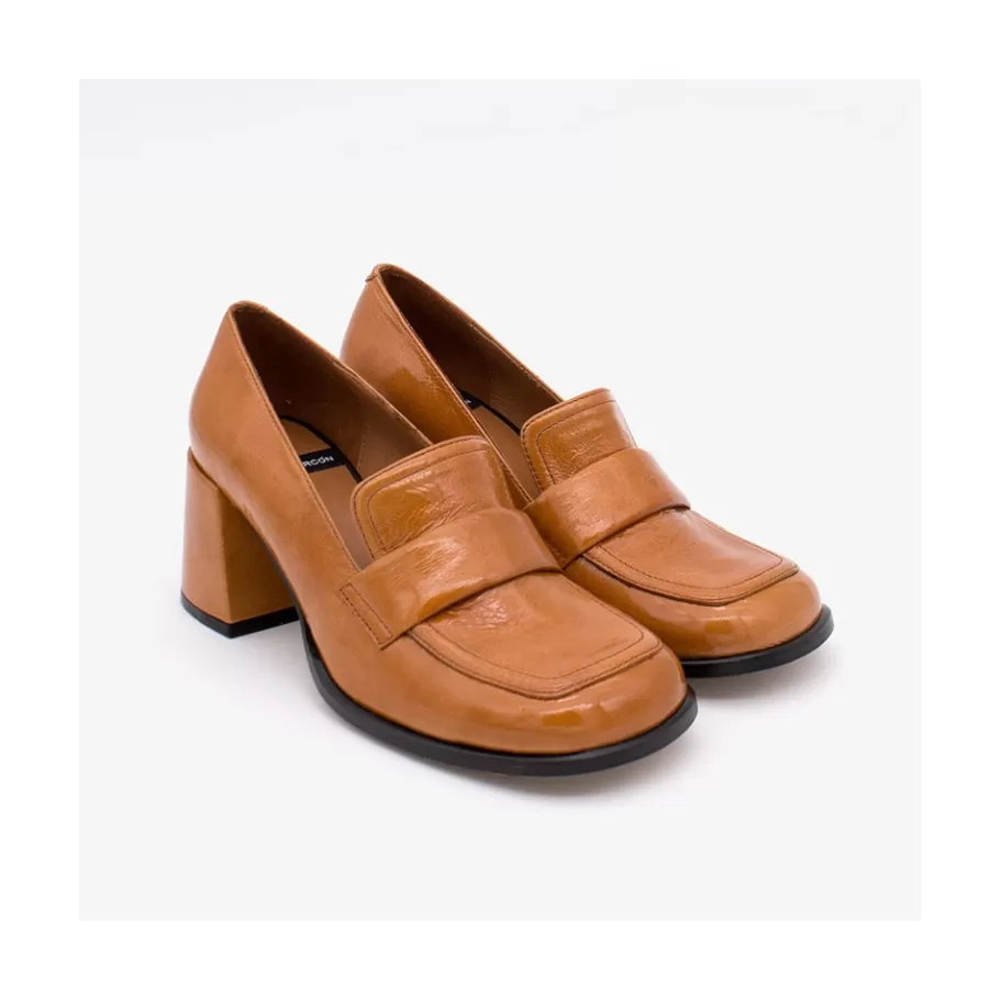 Pumps And High Heels<Ángel Alarcón Abdul - Block Heeled Moccasin Pump With Rounded Toe