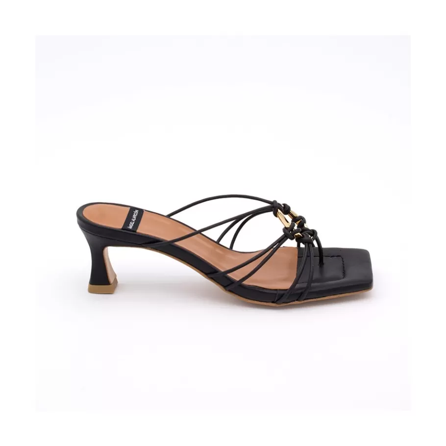 Last Units<Ángel Alarcón Alexia - Leather Strappy Sandals With Padded Insole