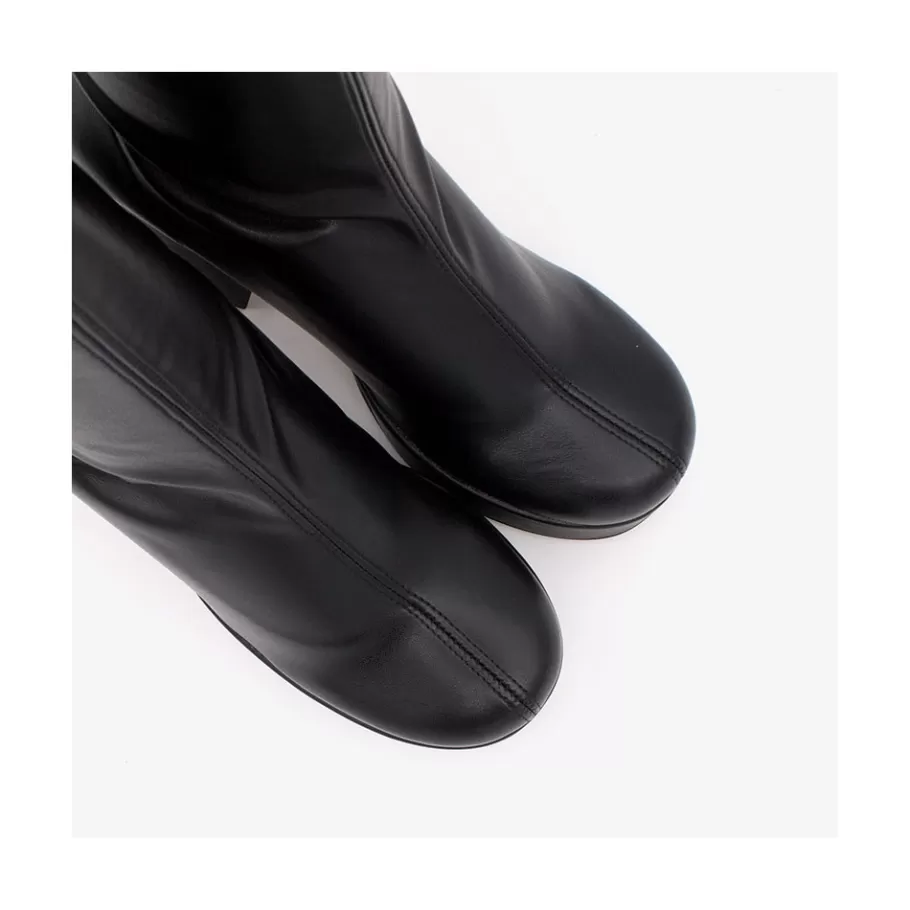 Heeled Shoes<Ángel Alarcón Anderson - Women S Leather Ankle Boots With High Heel & Platform
