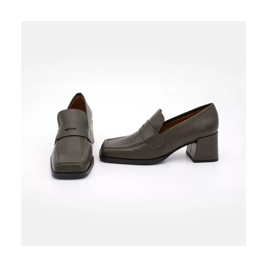 Last Units<Ángel Alarcón Belice - Women S Moccasins With High Heel And Thick Sole