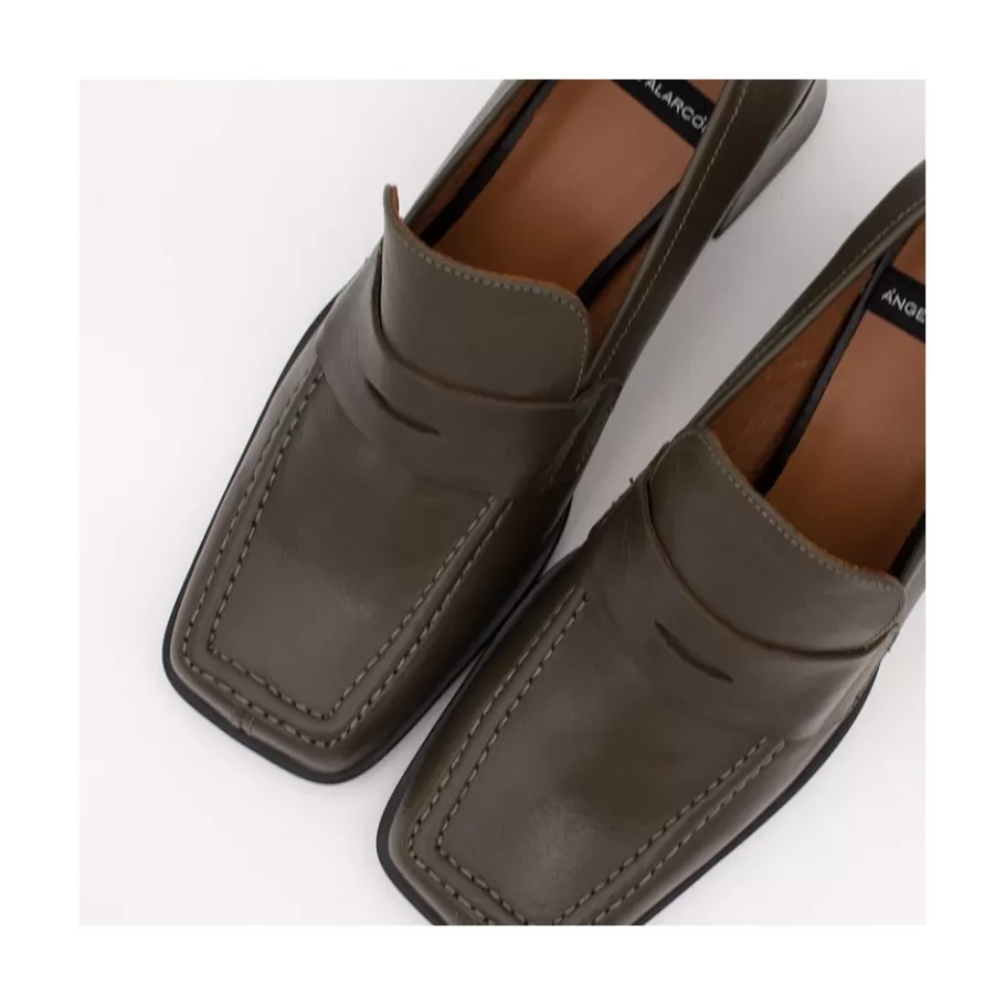 Last Units<Ángel Alarcón Belice - Women S Moccasins With High Heel And Thick Sole
