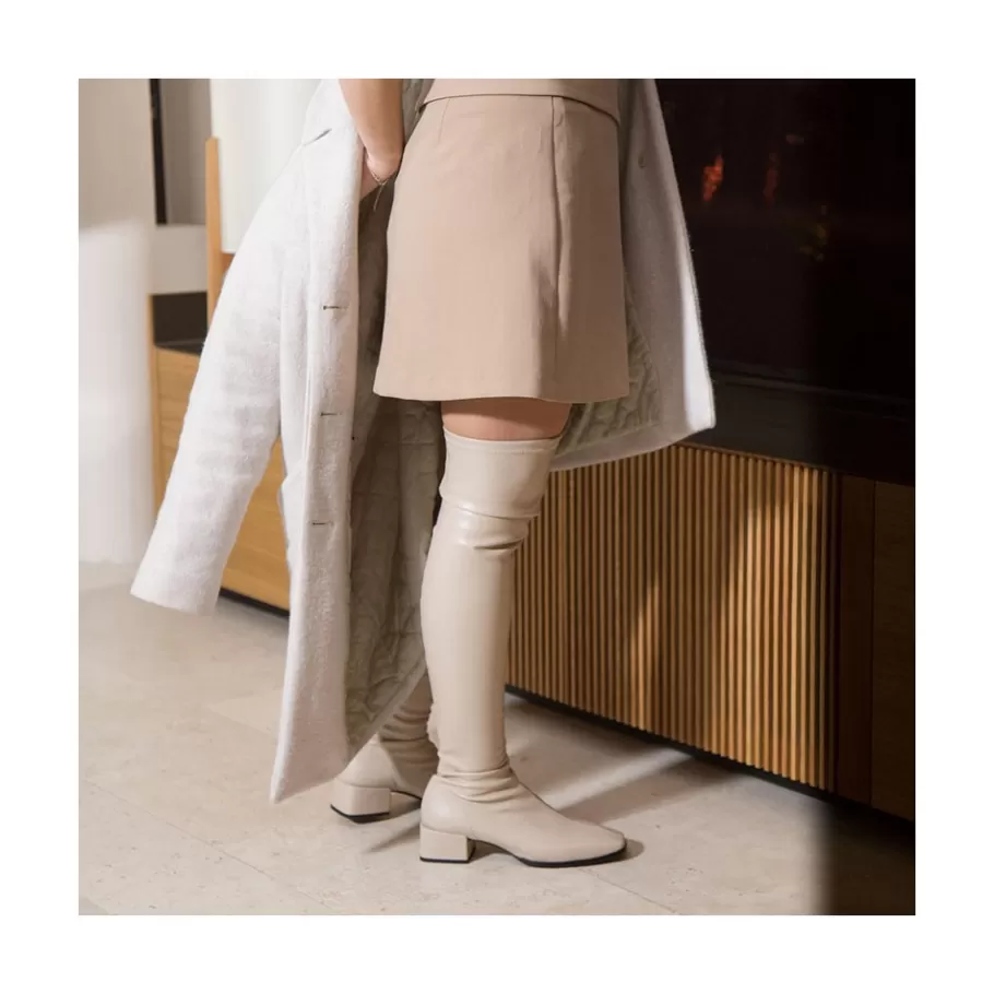 Last Units<Ángel Alarcón Bette - Stretch Boot With A Very High Upper And A Low Heel