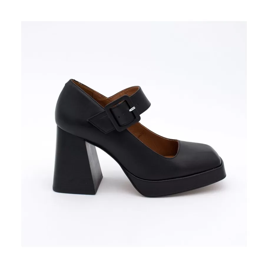 Heeled Shoes<Ángel Alarcón Bianca - Mary Jane Shoes With Chunky Heel & Platform