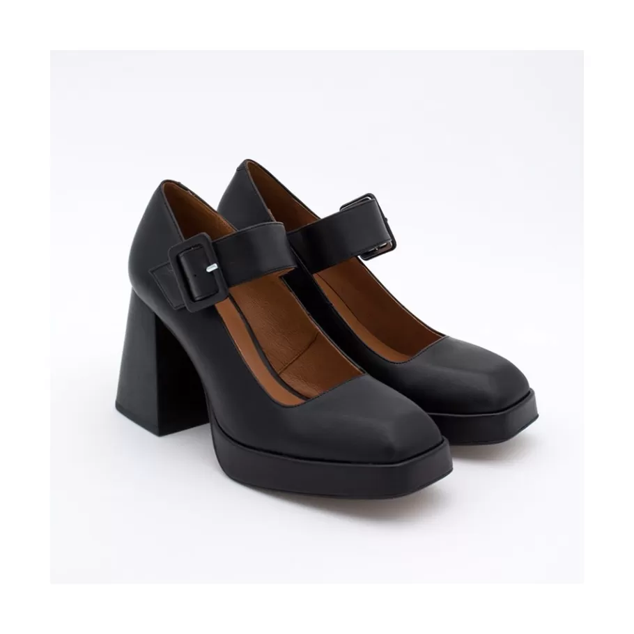 Heeled Shoes<Ángel Alarcón Bianca - Mary Jane Shoes With Chunky Heel & Platform