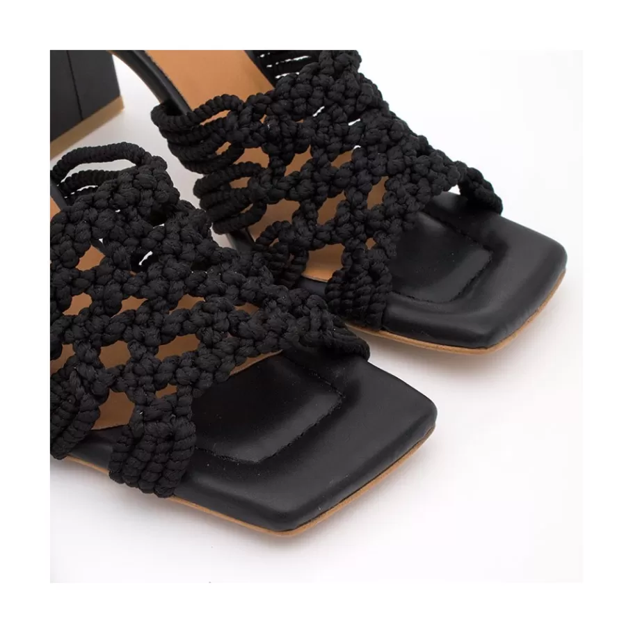 Heeled Shoes<Ángel Alarcón Brigitte - Lace Up Heeled Toe Sandal