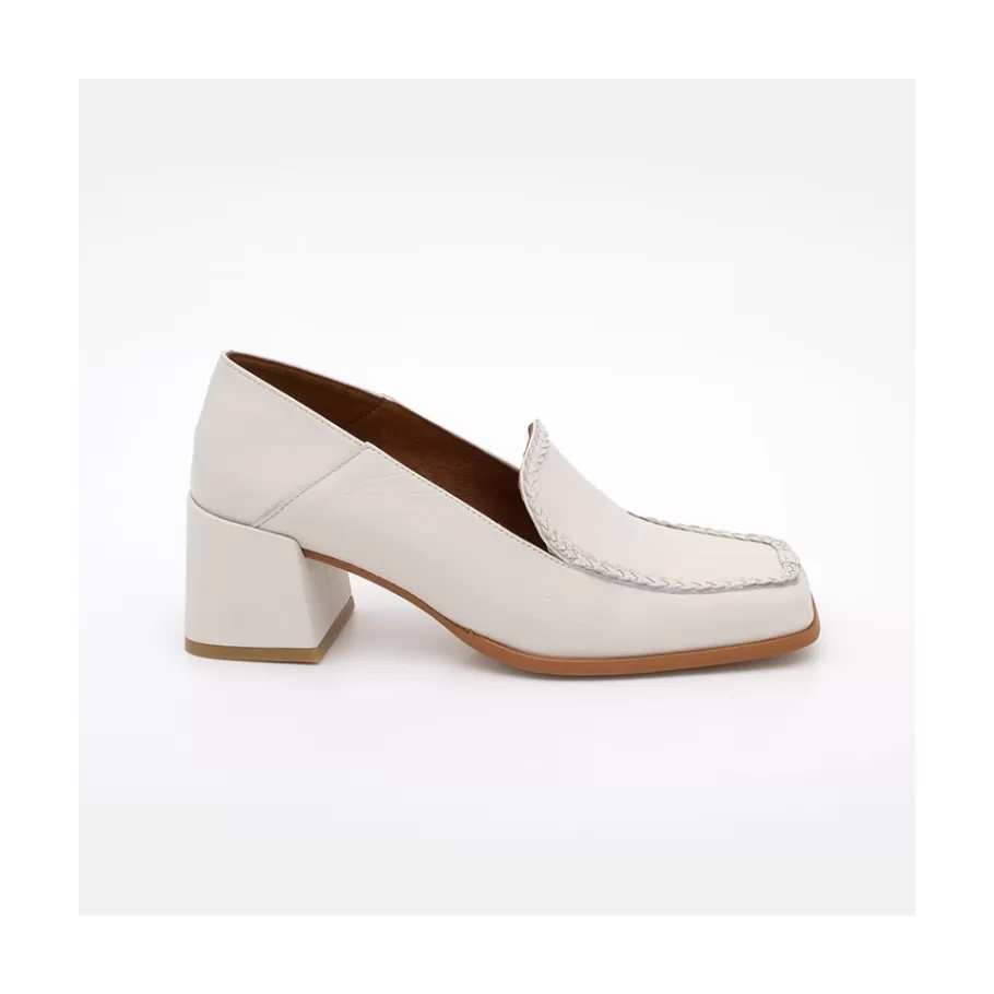 Mules<Ángel Alarcón Deneuve - Heeled Leather Loafer