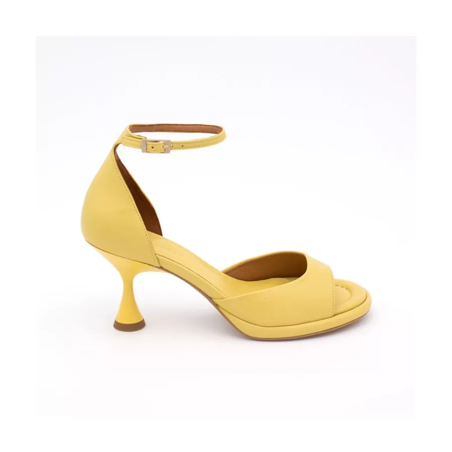 Sandals<Ángel Alarcón Dennis - D Orsay Leather Sandals With Desing Cone Heel