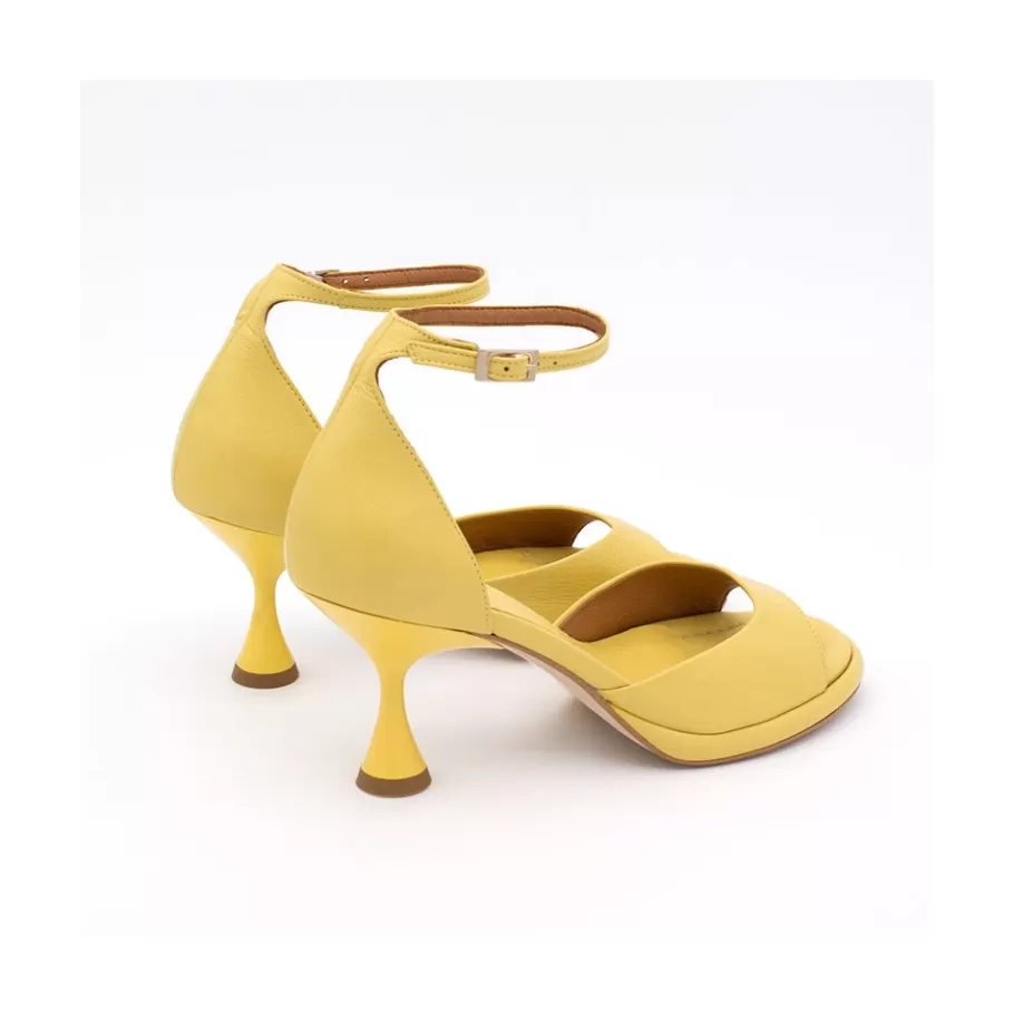 Sandals<Ángel Alarcón Dennis - D Orsay Leather Sandals With Desing Cone Heel