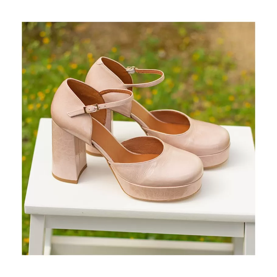Heeled Shoes<Ángel Alarcón Gloria - D Orsay Platform With Block Heel