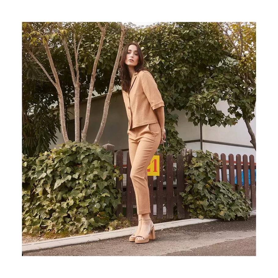 Sandals<Ángel Alarcón Kelis - Leather Padded Ankle Strap Sandals With Block Heel & Platform