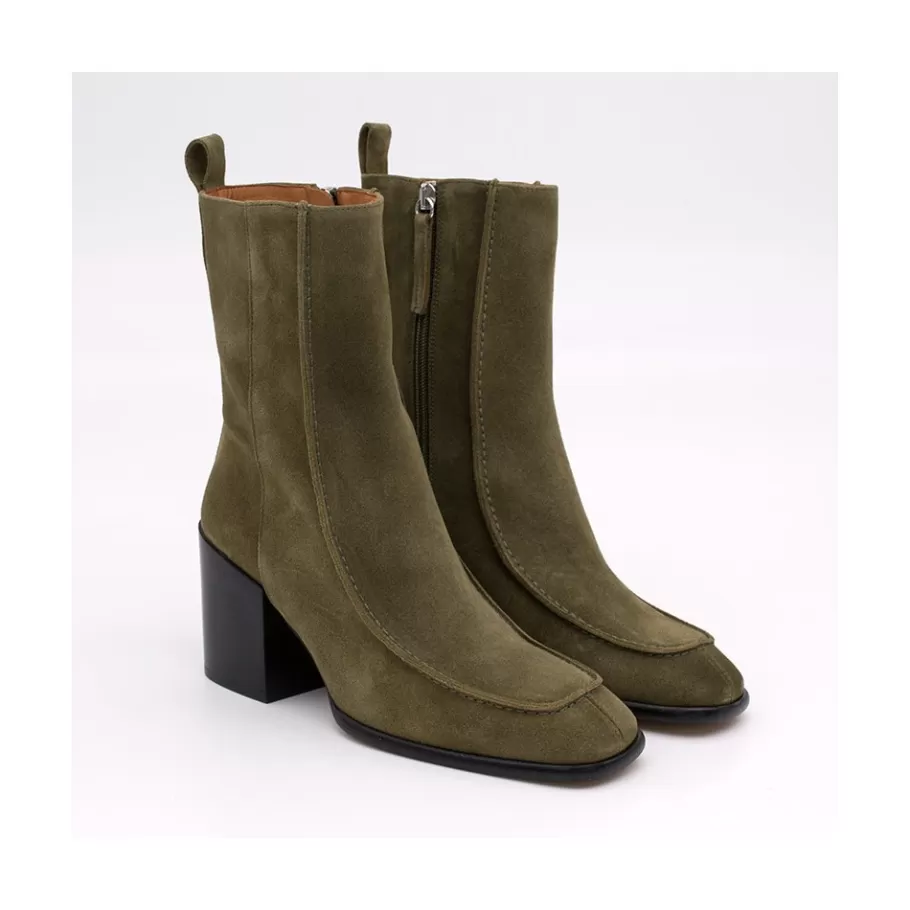 Last Units<Ángel Alarcón Lebrock - Suede Comfortable Women S Ankel Boots With Comfy Heel