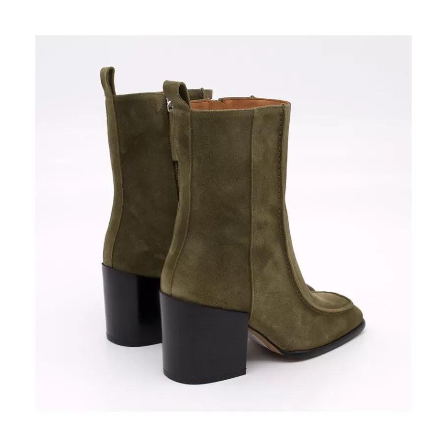 Last Units<Ángel Alarcón Lebrock - Suede Comfortable Women S Ankel Boots With Comfy Heel
