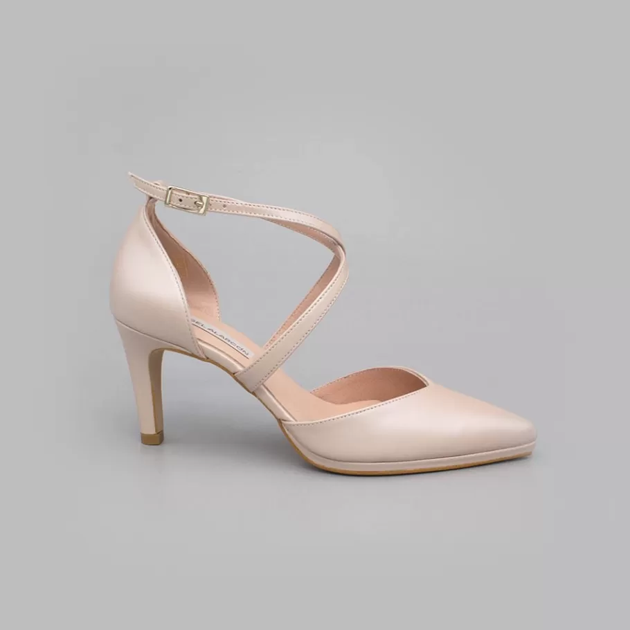 Last Units<Ángel Alarcón Liliam - Comfortable, Medium Heel And Low Platform Wedding Shoes