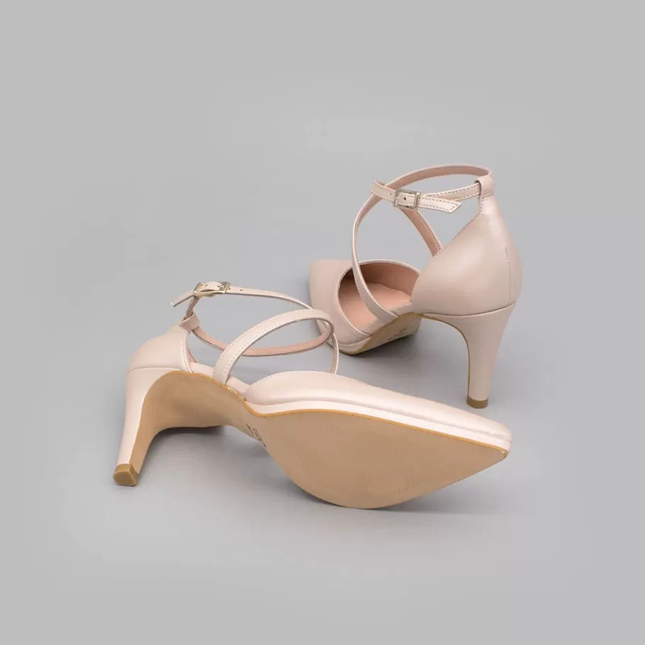Last Units<Ángel Alarcón Liliam - Comfortable, Medium Heel And Low Platform Wedding Shoes