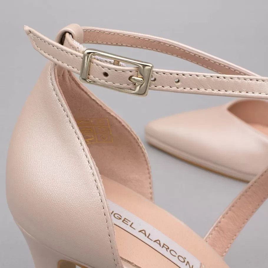 Last Units<Ángel Alarcón Liliam - Comfortable, Medium Heel And Low Platform Wedding Shoes