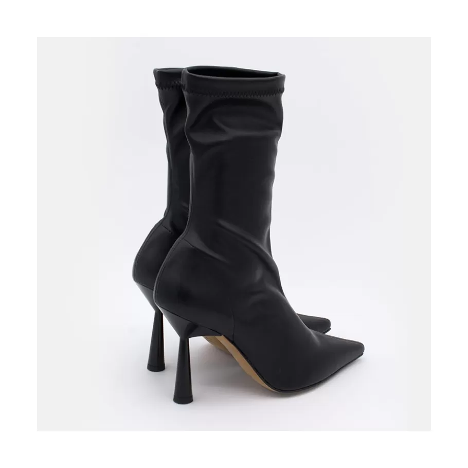 Heeled Shoes<Ángel Alarcón Lori - Stretch Ankle Boot With High Heel And Pointed Toe