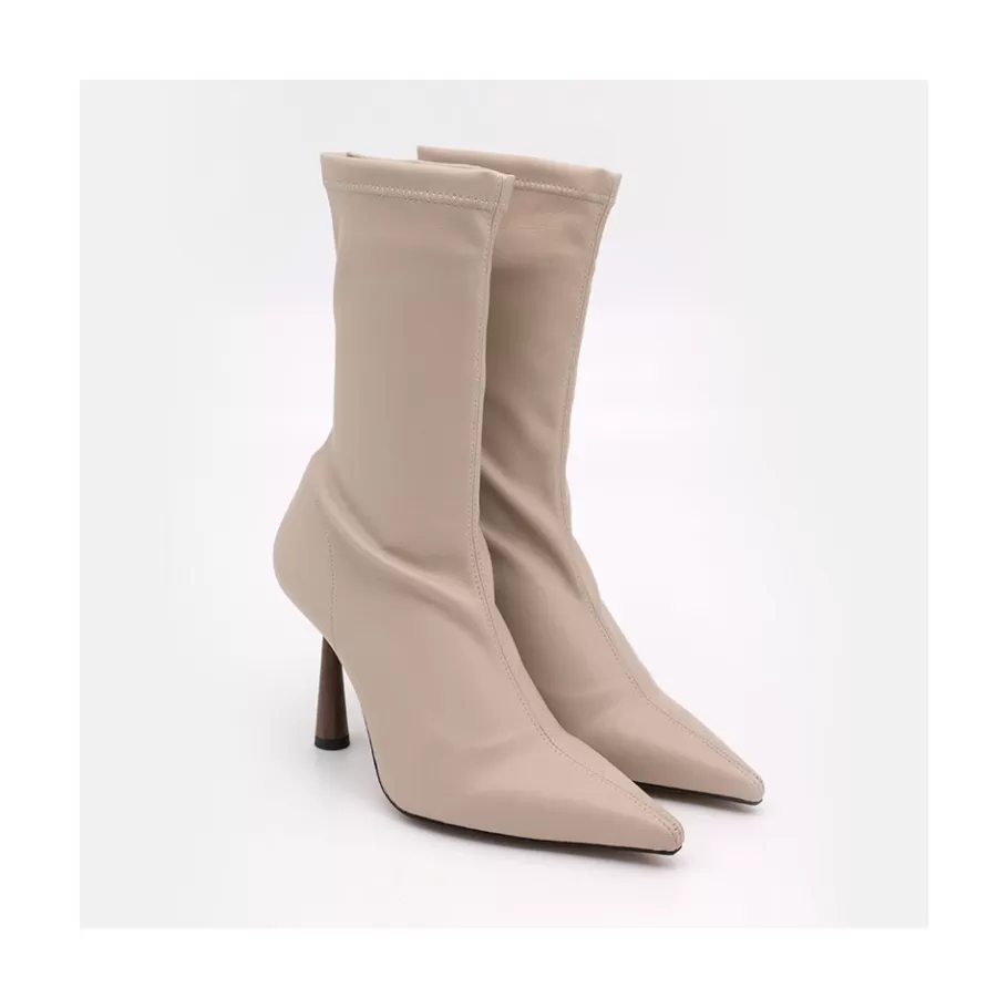 Heeled Shoes<Ángel Alarcón Lori - Stretch Ankle Boot With High Heel And Pointed Toe