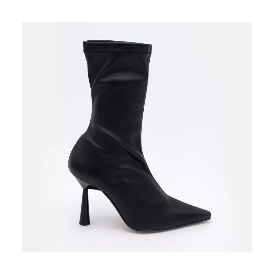Heeled Shoes<Ángel Alarcón Lori - Stretch Ankle Boot With High Heel And Pointed Toe