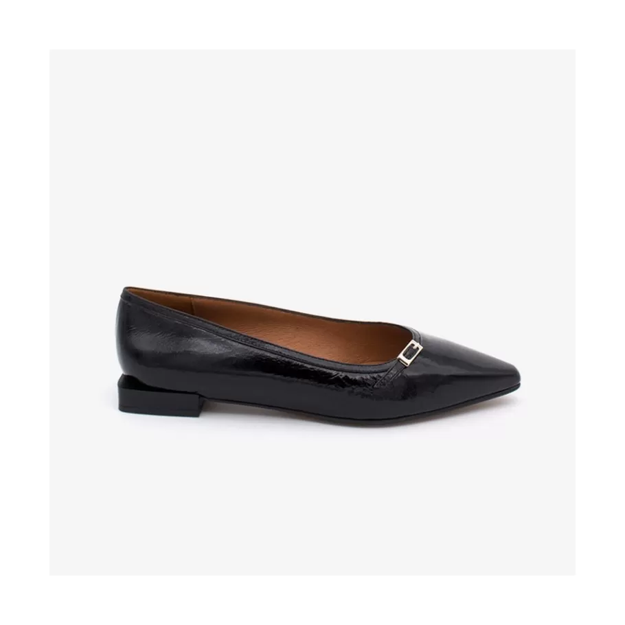 Ballerinas<Ángel Alarcón Lua - Shiny Leather Pointed Toe Flats