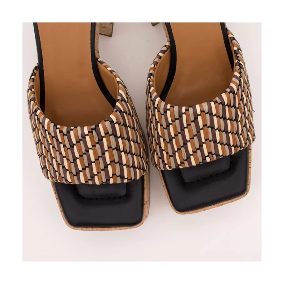 Last Units<Ángel Alarcón Mahalia - High Cork Platforms Foamed Mules