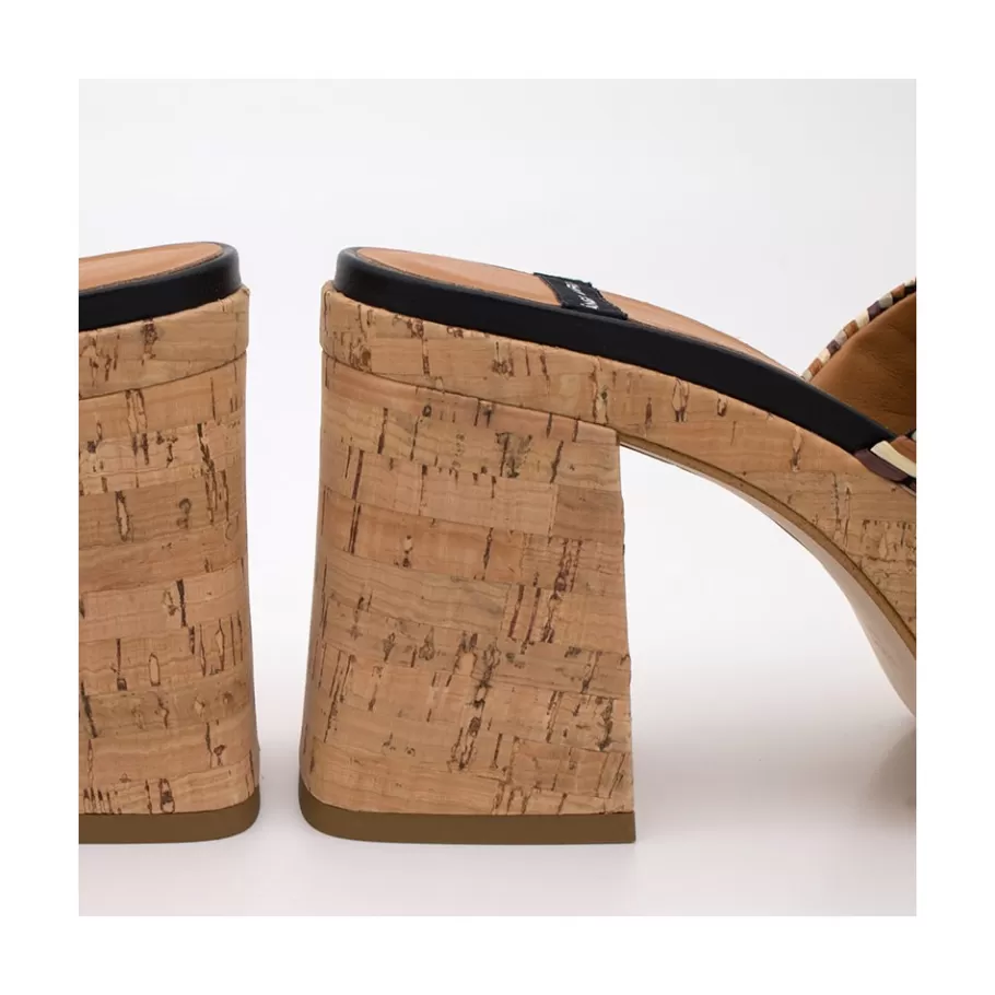 Last Units<Ángel Alarcón Mahalia - High Cork Platforms Foamed Mules