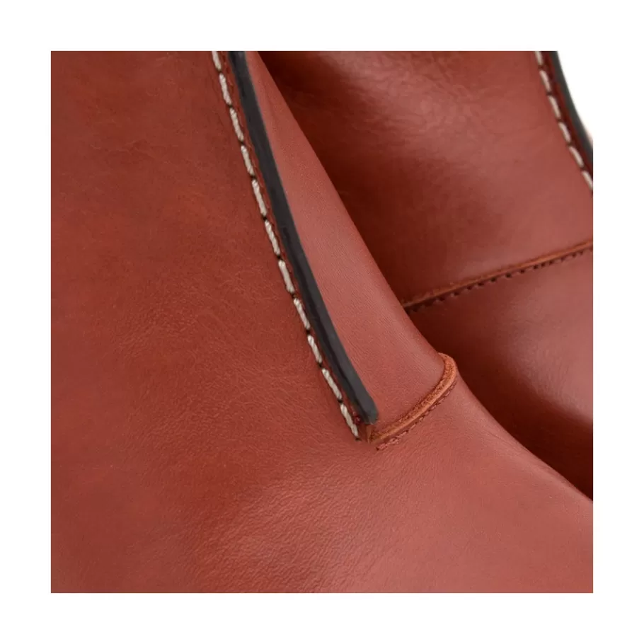 Last Units<Ángel Alarcón Motagua - Leather Women S Boots With Block Heel
