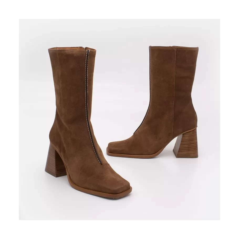 Last Units<Ángel Alarcón Motagua - Women S Boots With Block Heel