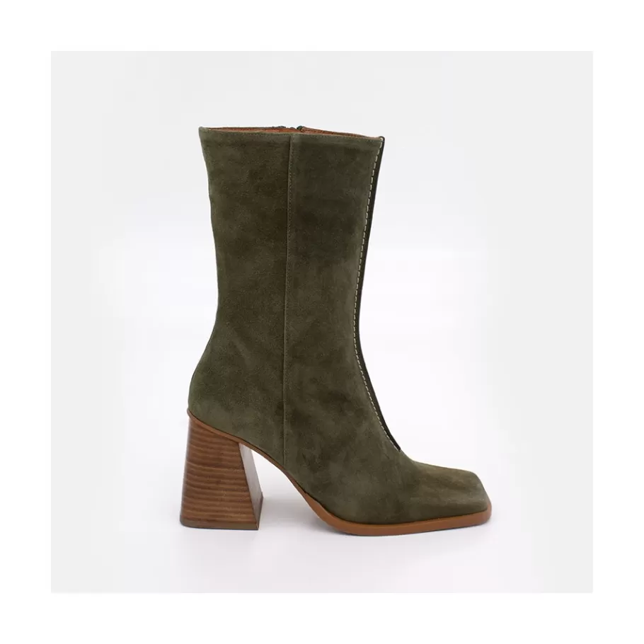 Last Units<Ángel Alarcón Motagua - Women S Boots With Block Heel