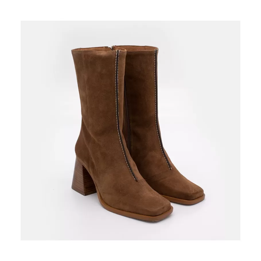 Last Units<Ángel Alarcón Motagua - Women S Boots With Block Heel
