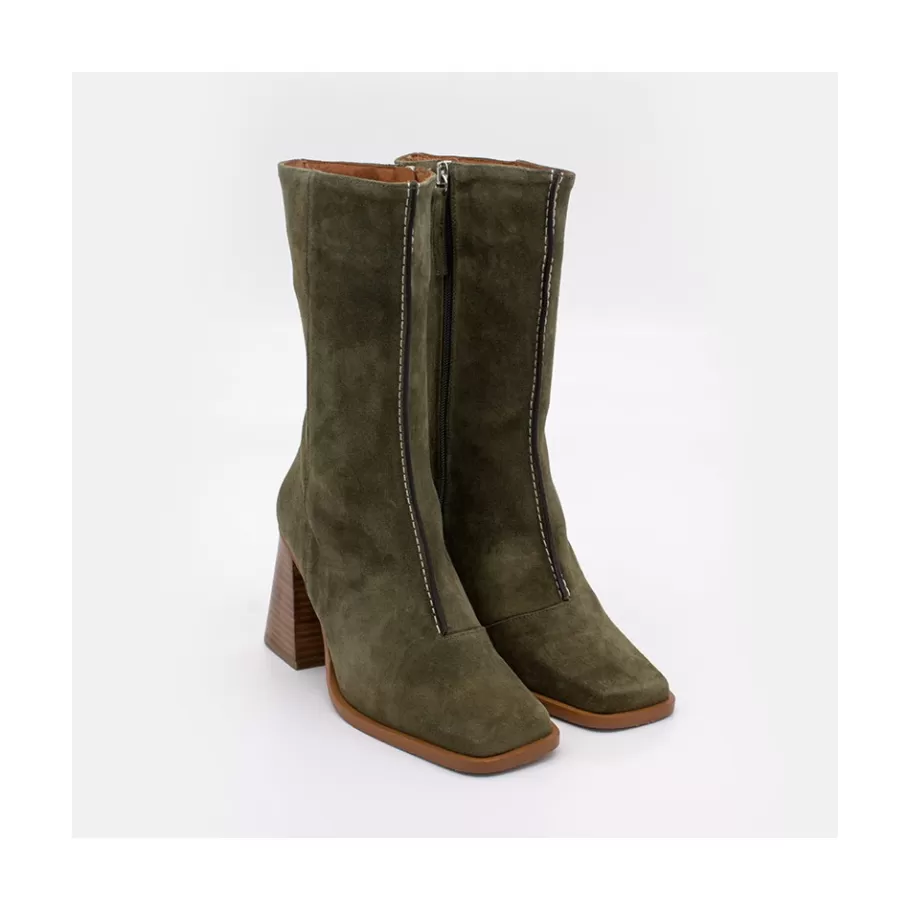 Last Units<Ángel Alarcón Motagua - Women S Boots With Block Heel