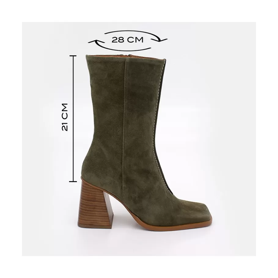 Last Units<Ángel Alarcón Motagua - Women S Boots With Block Heel