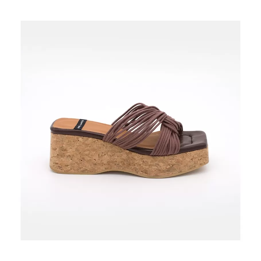 Last Units<Ángel Alarcón Nancy - Cork Wedge Sandals