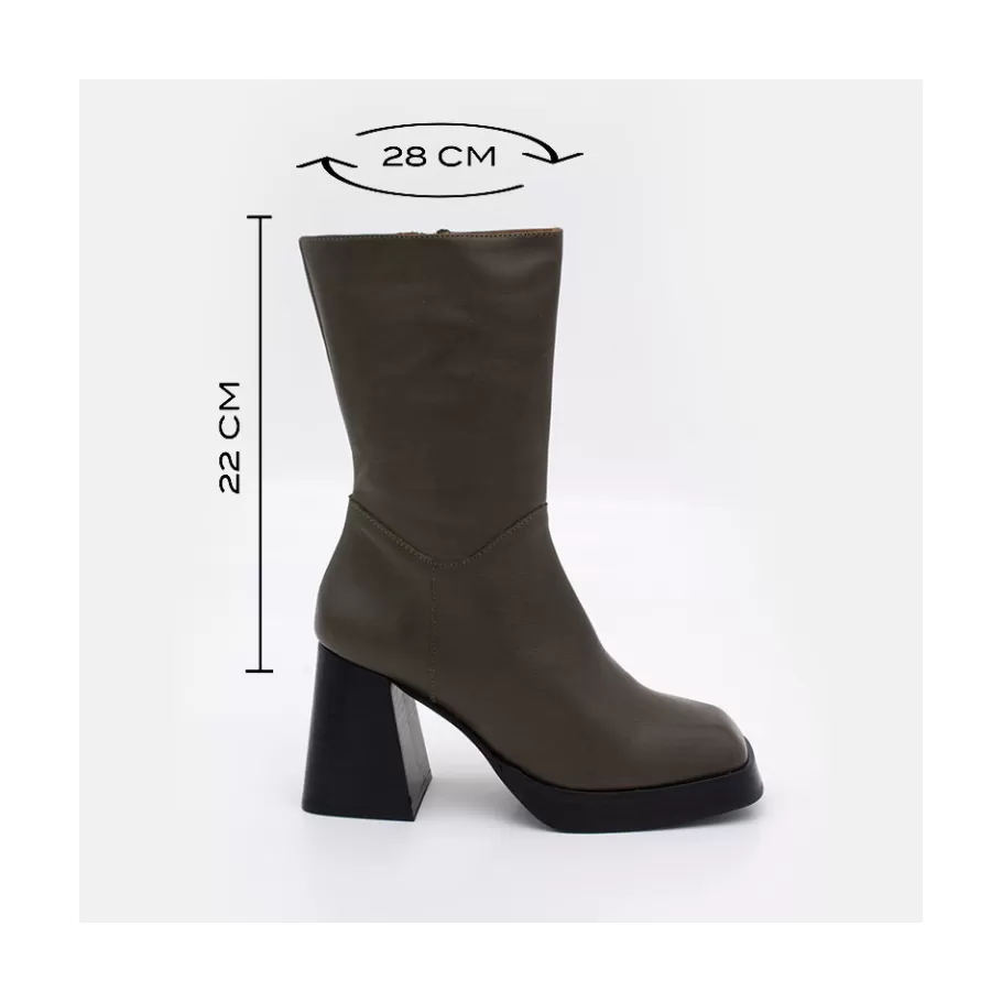 Last Units<Ángel Alarcón Olama - Comfortable Women S Chunky Heels And Platform Boots