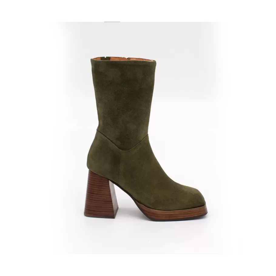 Last Units<Ángel Alarcón Olama - Comfortable Women S Chunky Heels And Platform Suede Boots
