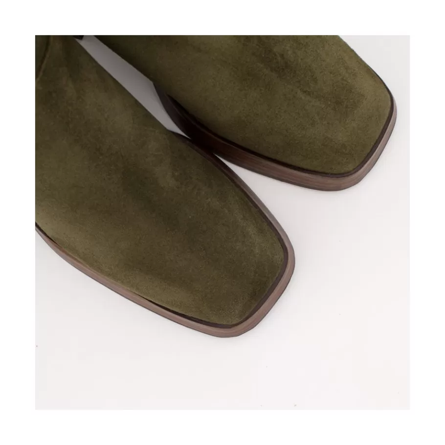 Last Units<Ángel Alarcón Olama - Comfortable Women S Chunky Heels And Platform Suede Boots