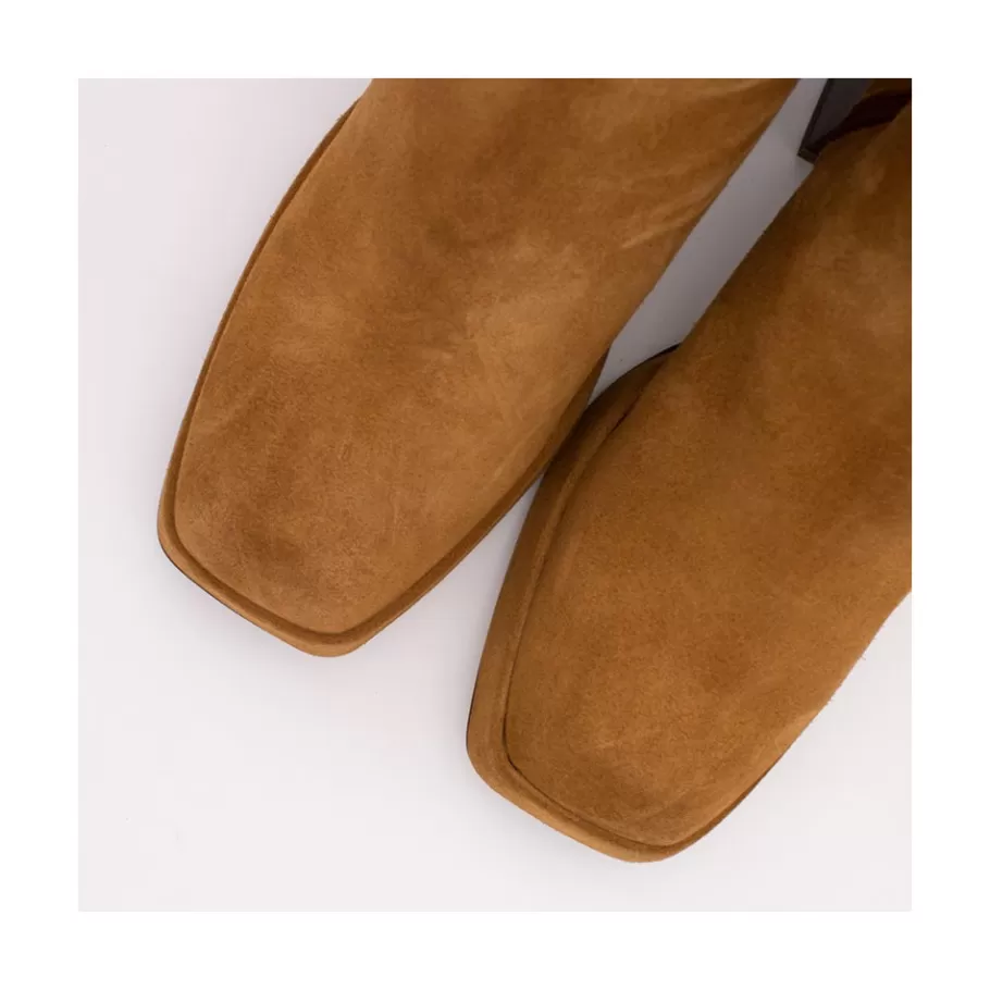 Last Units<Ángel Alarcón Olama - Comfortable Women S Chunky Heels And Platform Suede Boots