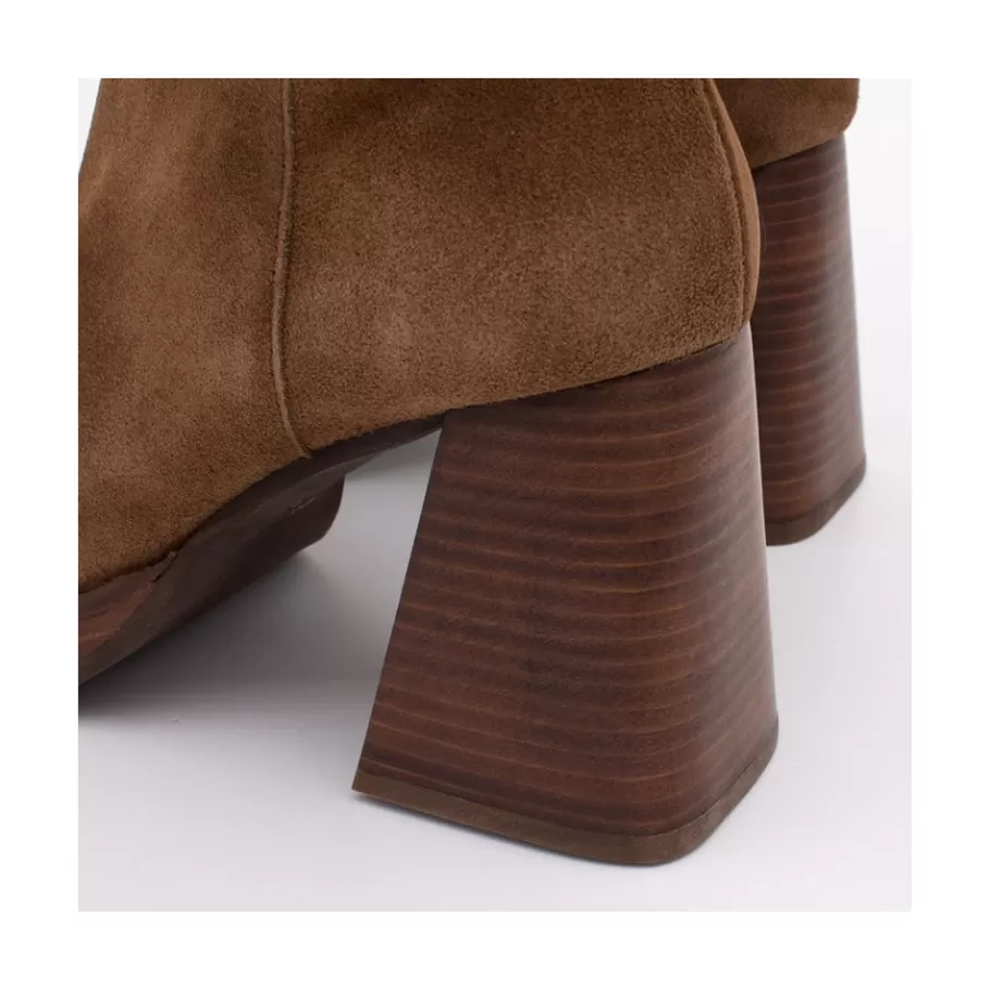 Last Units<Ángel Alarcón Olama - Comfortable Women S Chunky Heels And Platform Suede Boots