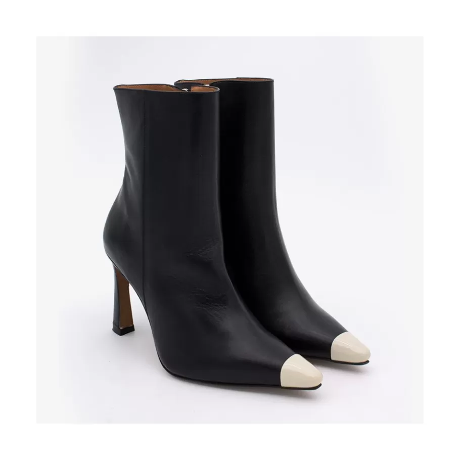 Boots And Booties<Ángel Alarcón Portia - Women S High Heel Booties Bicolor Pinted Toe
