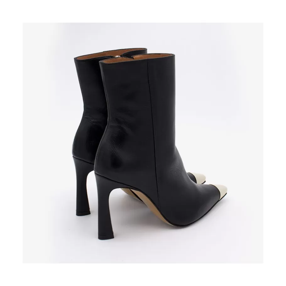 Boots And Booties<Ángel Alarcón Portia - Women S High Heel Booties Bicolor Pinted Toe