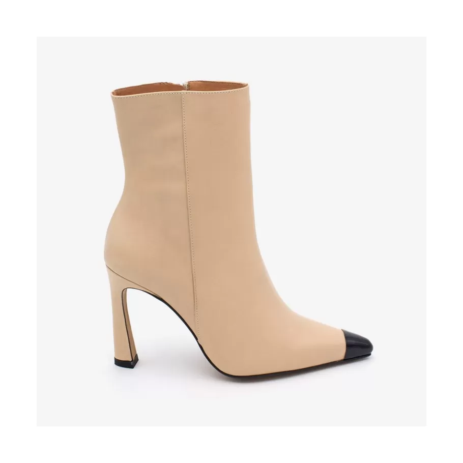 Boots And Booties<Ángel Alarcón Portia - Women S High Heel Booties Bicolor Pinted Toe