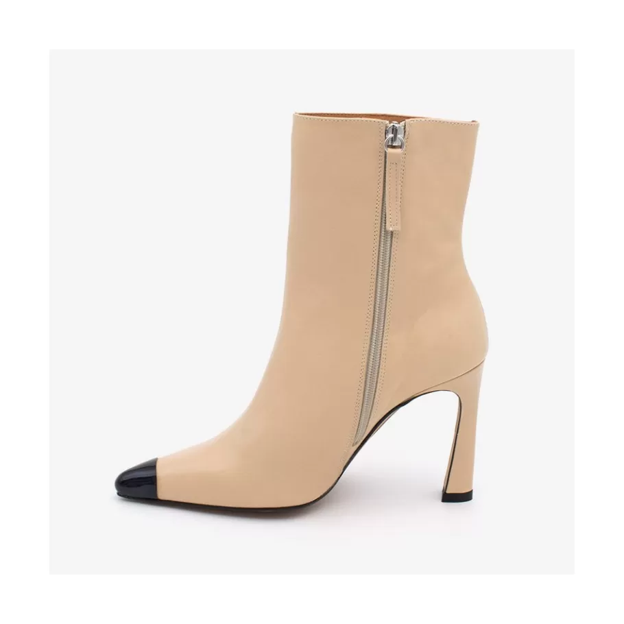 Boots And Booties<Ángel Alarcón Portia - Women S High Heel Booties Bicolor Pinted Toe
