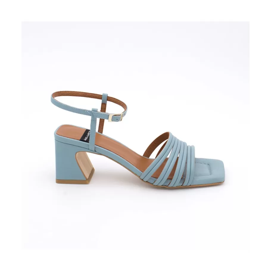 Last Units<Ángel Alarcón Roberts - Leather Strap Sandals With Medium Heel