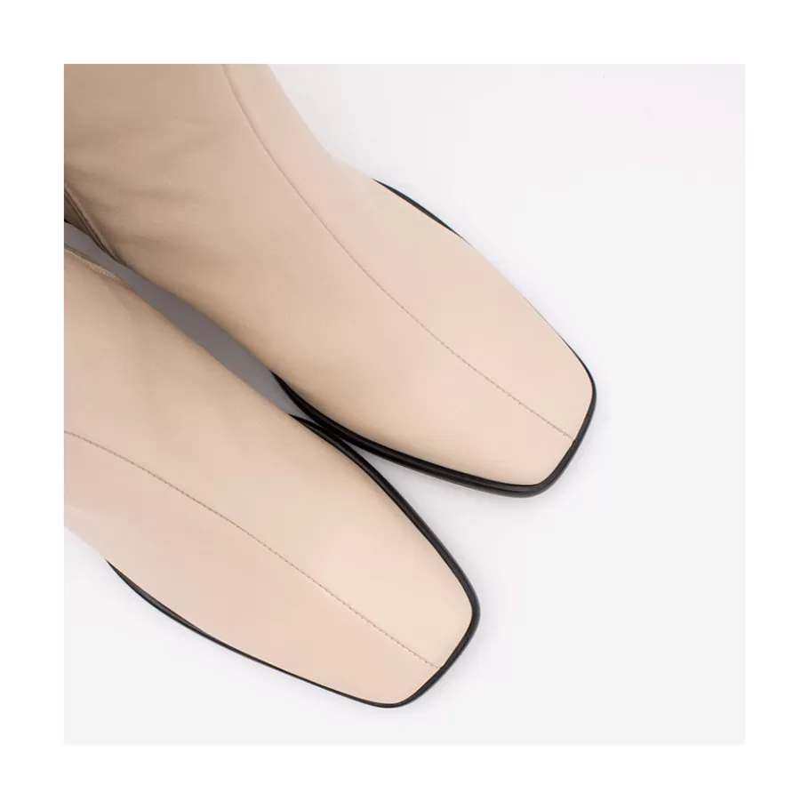 Boots And Booties<Ángel Alarcón Shaba - Women S Booties Made In Leather With Medium Heel