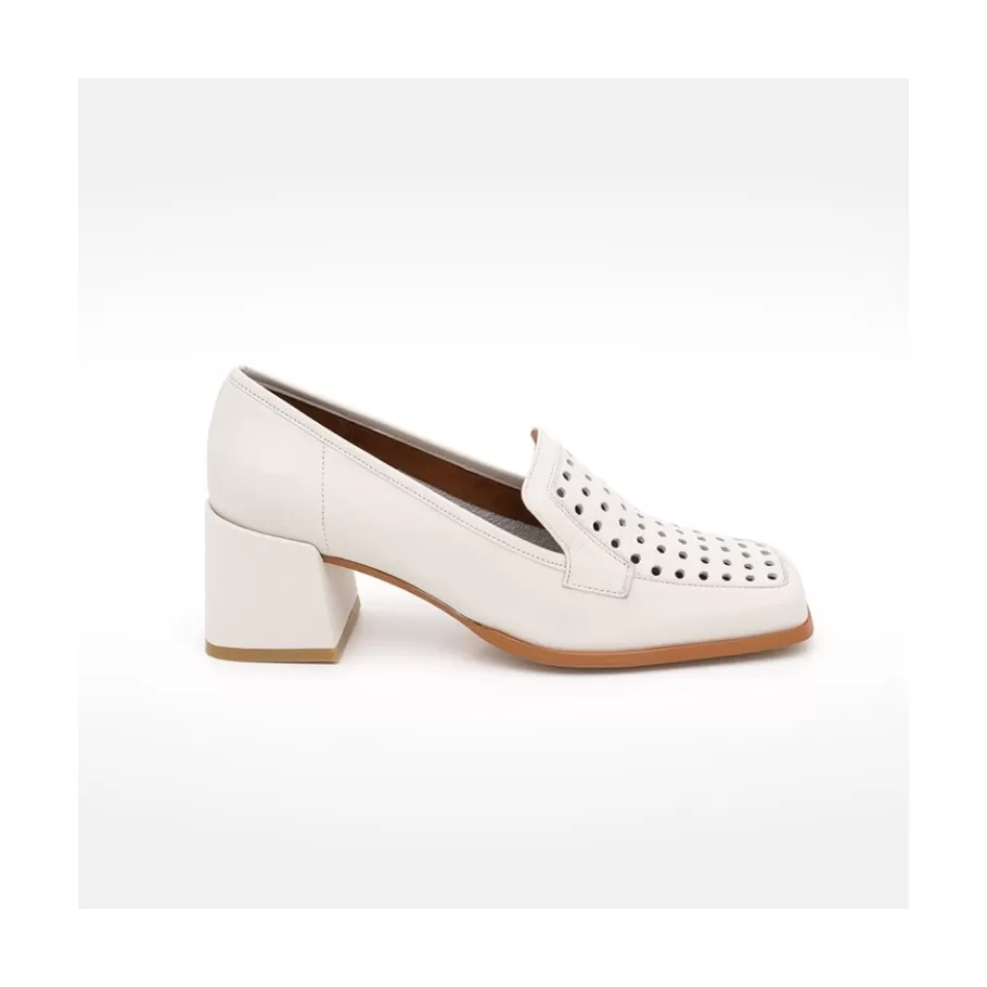 Last Units<Ángel Alarcón Tatum - Leather Heeled Summer Loafer