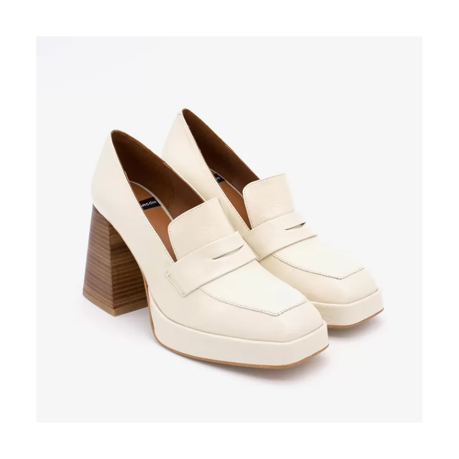 Heeled Shoes<Ángel Alarcón Tular - Women S Chunky Heels & Platforms Metallized Leather Moccasins